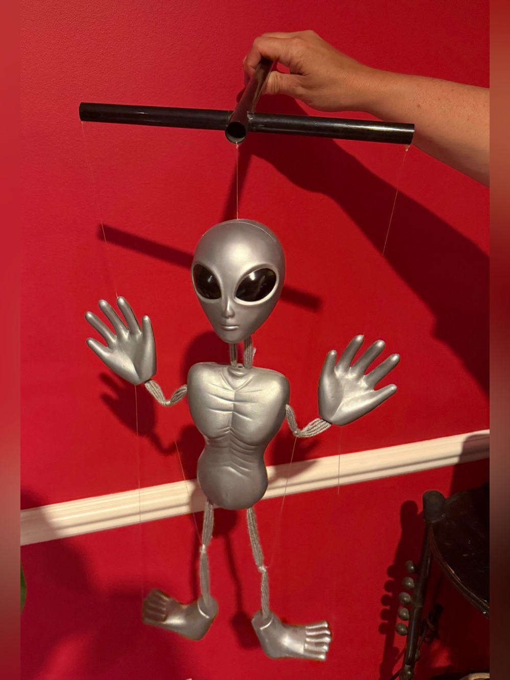 Alien Marionette String Puppet 1990s - Picture 3 of 4